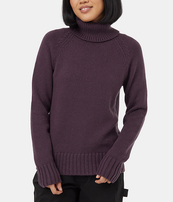 Womens Highline Wool Turtleneck Sweater