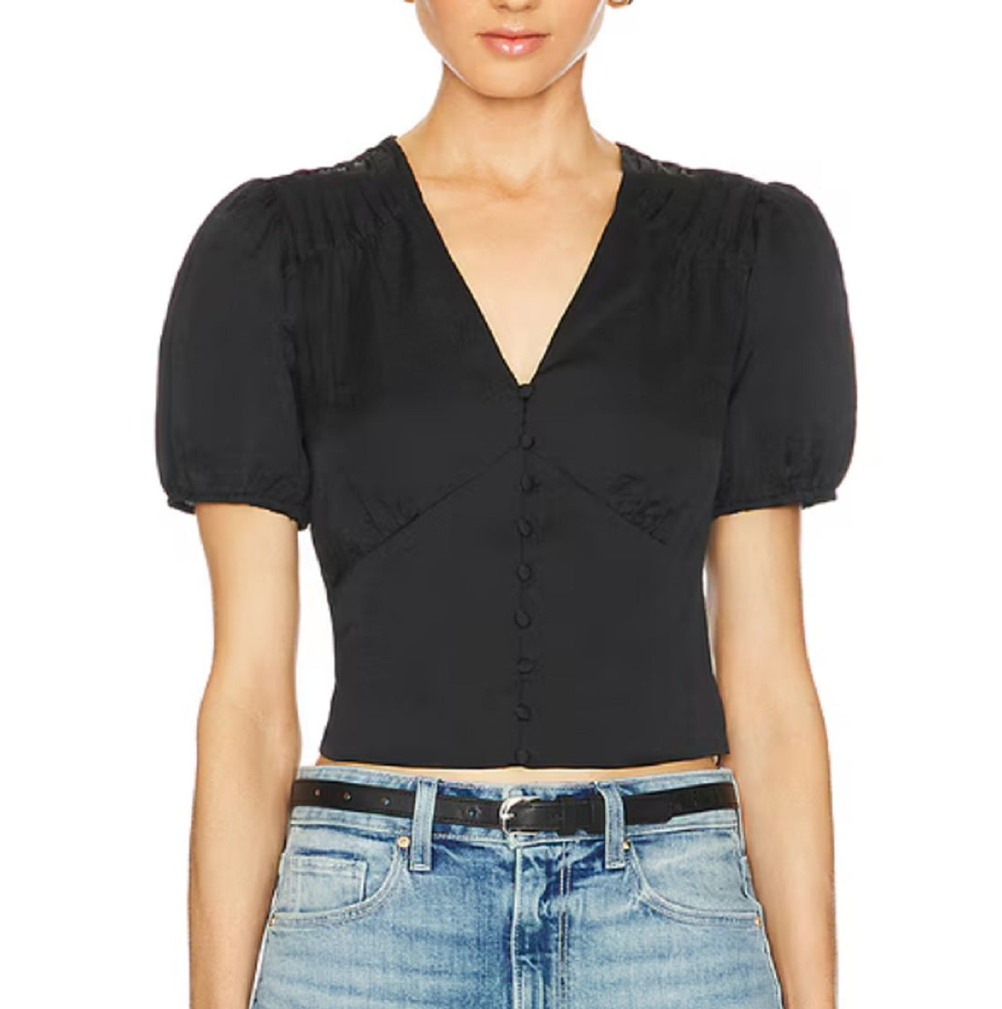 Womens Plie Top in Black