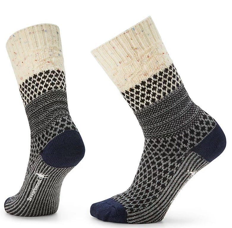 Womens Everyday Popcorn Cable Crew Socks