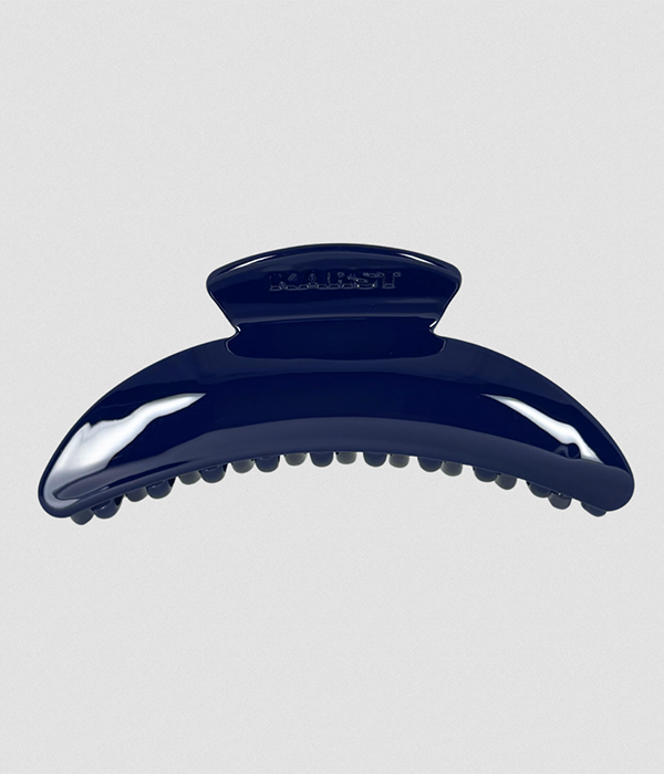 Womens Slim Hair Claw Clip â€” Midnight