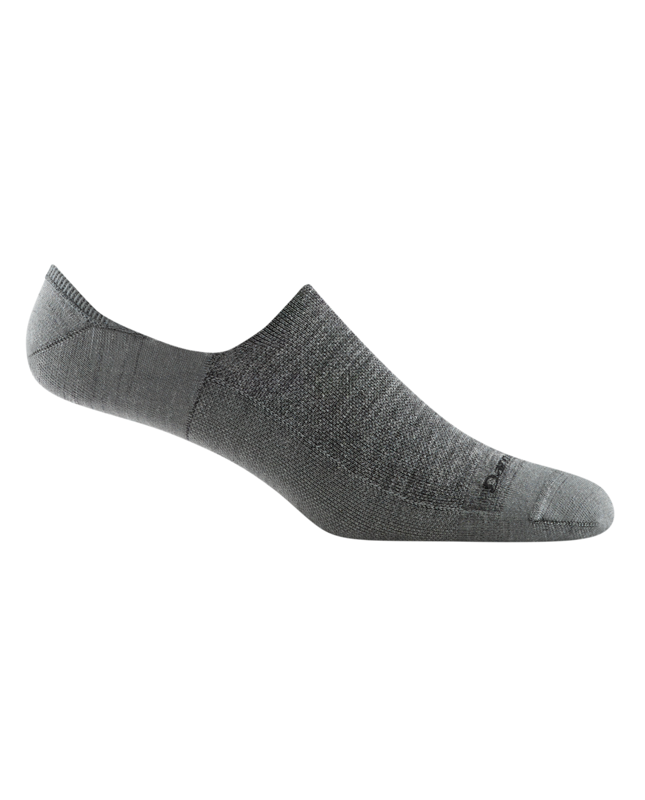 DARNTOUGH Mens Topless Solid No Show Hidden Lightweight