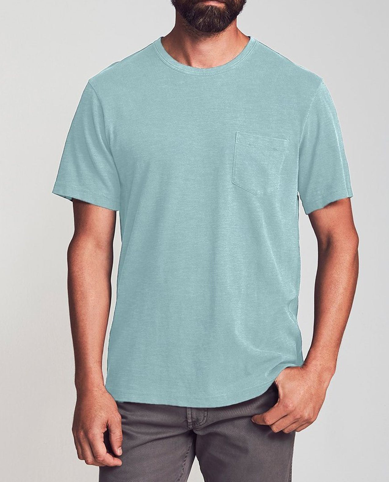 FAHERTY Mens Sunwashed Pocket Tee