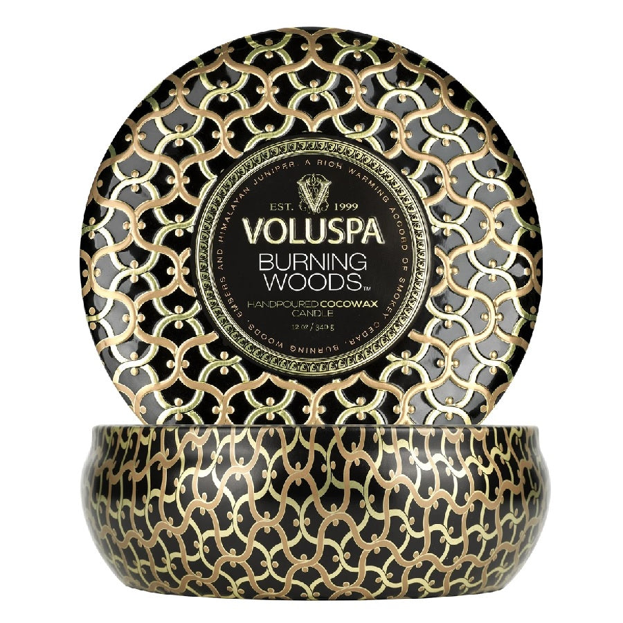 VOLUSPA Maison Noir 3 Wick Tin Candle