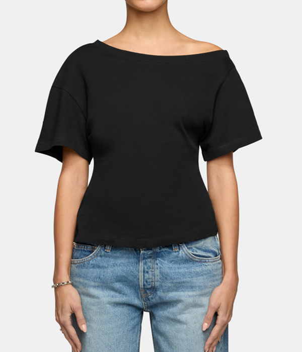 Womens Elena Off The Shoulder Tee