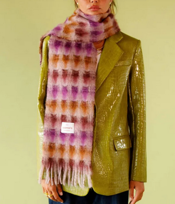 Womens Multicolor Scarf
