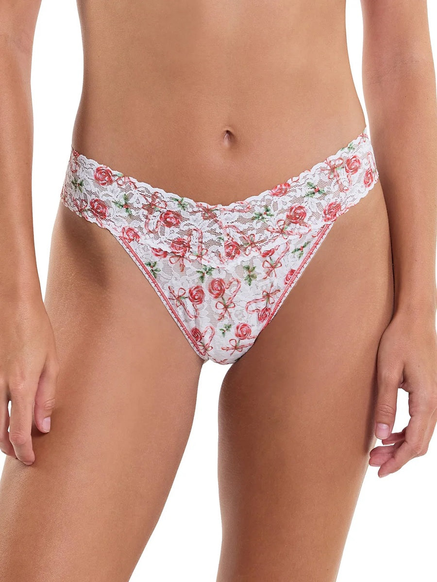Womens Printed Original Thong Wrapped
