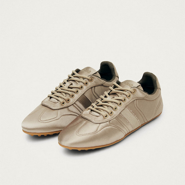 Alohas Womens Tb.69 Rife Sheen Taupe Vegan Sneakers