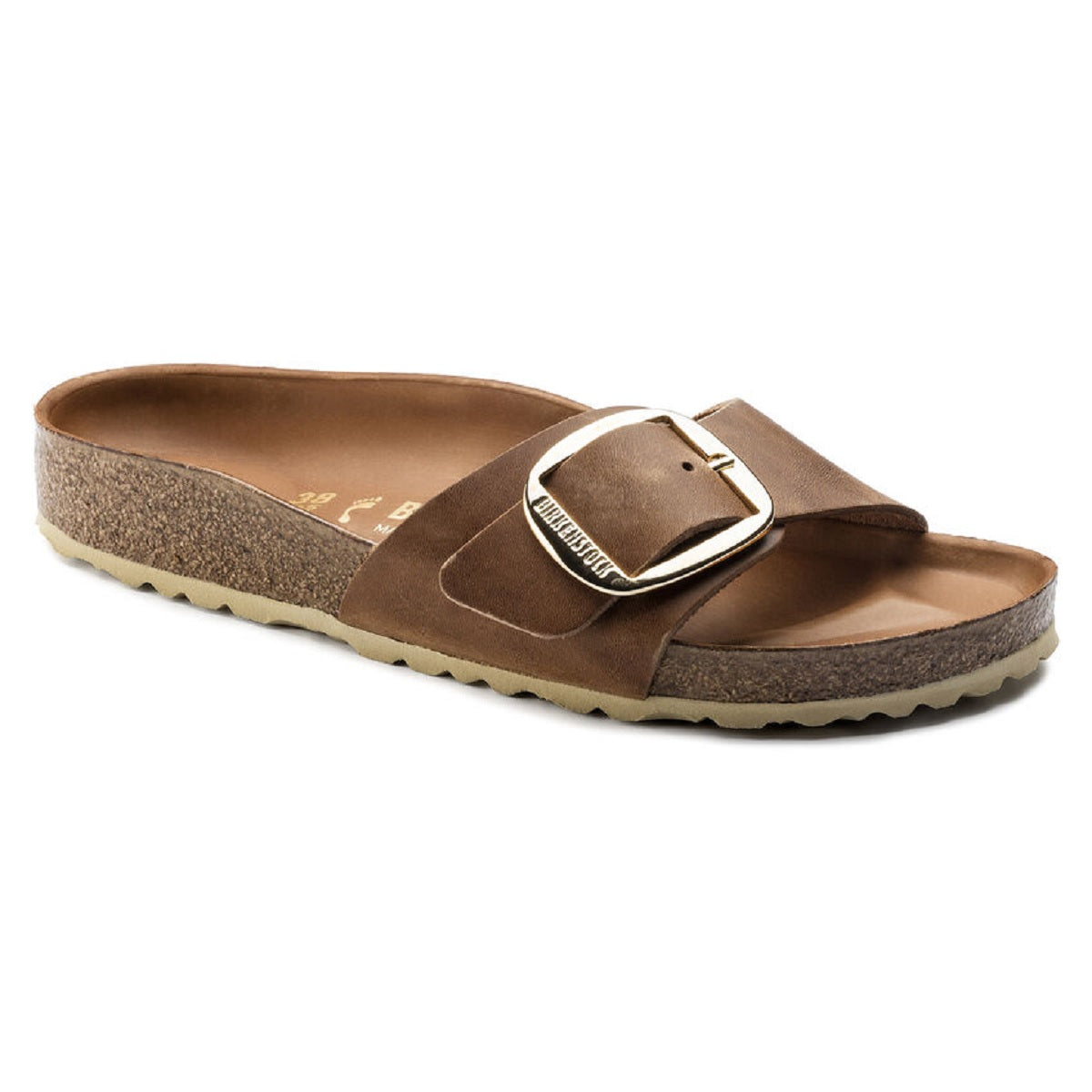 Narrow Madrid Big Bkl Cognac Ltr