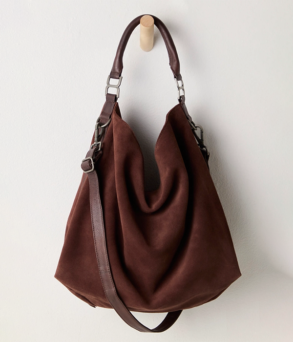 Womens Suzie Suede Slouch Tote