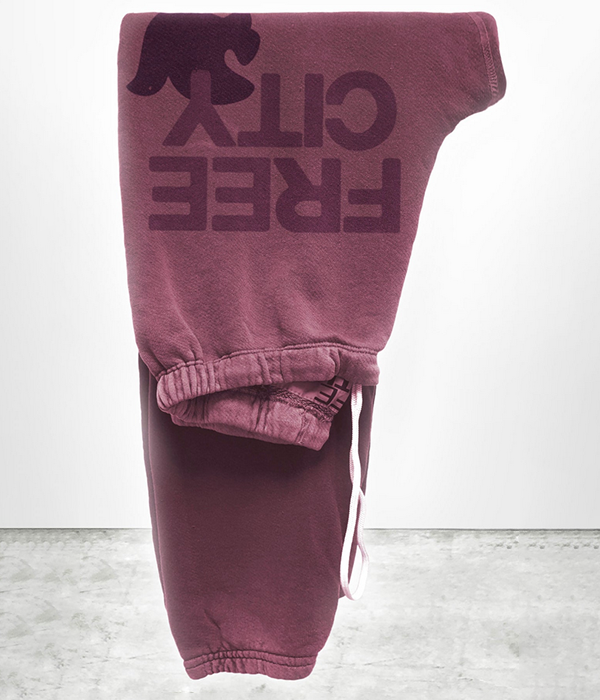 Womens Free City Large Sweatpant B