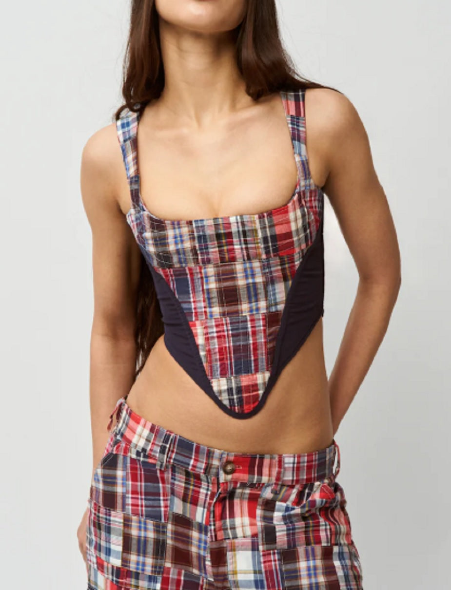 Womens Serene Patchwork Corset