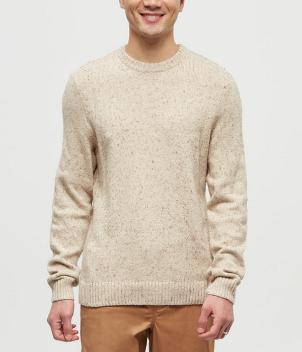 Mens Highline Nep Crew Sweater
