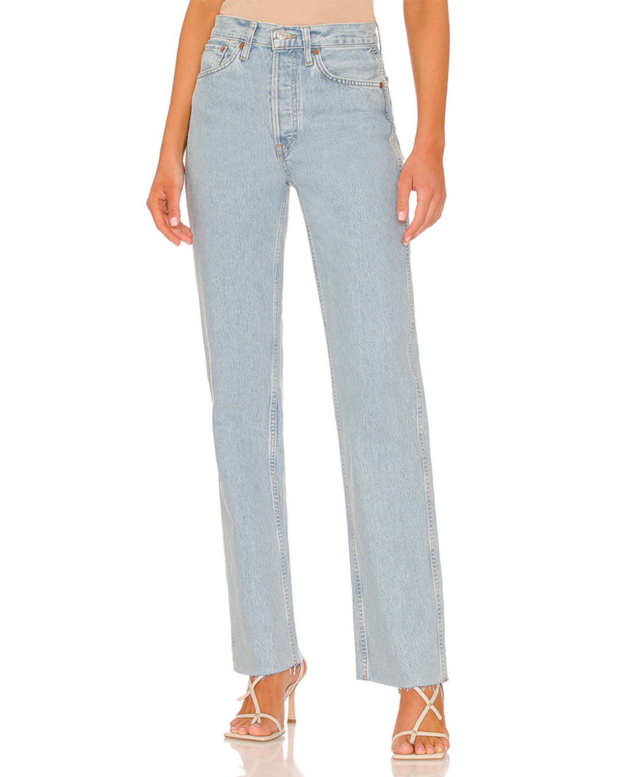 Womens 90s High Rise Loose