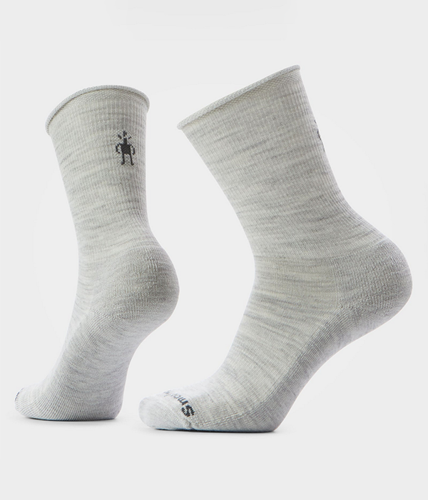Womens Everyday Roll Top Crew Socks