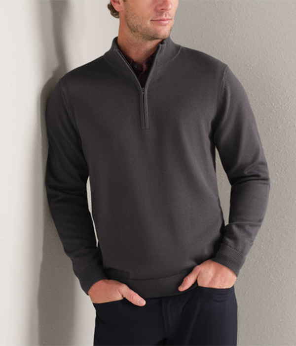 Mens Commuter 1/4 Zip Sweater