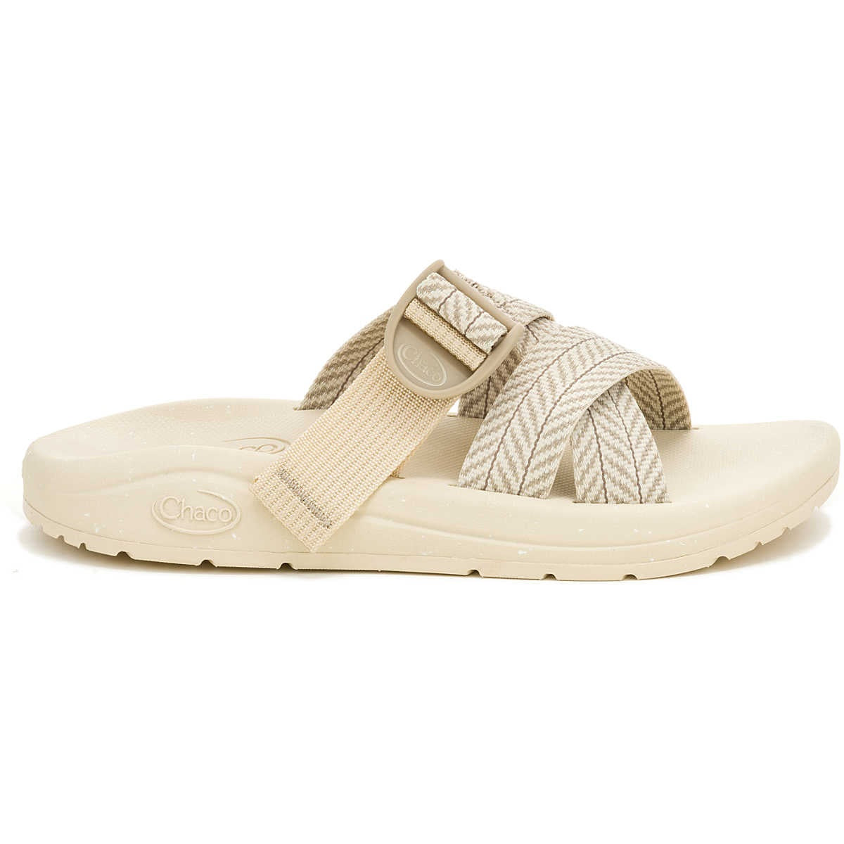 Womens	Cushz Slide in Frond Dark Vanilla