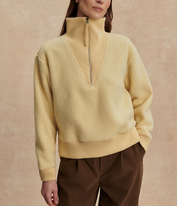 Womens Jaylin Half Zip Fleece