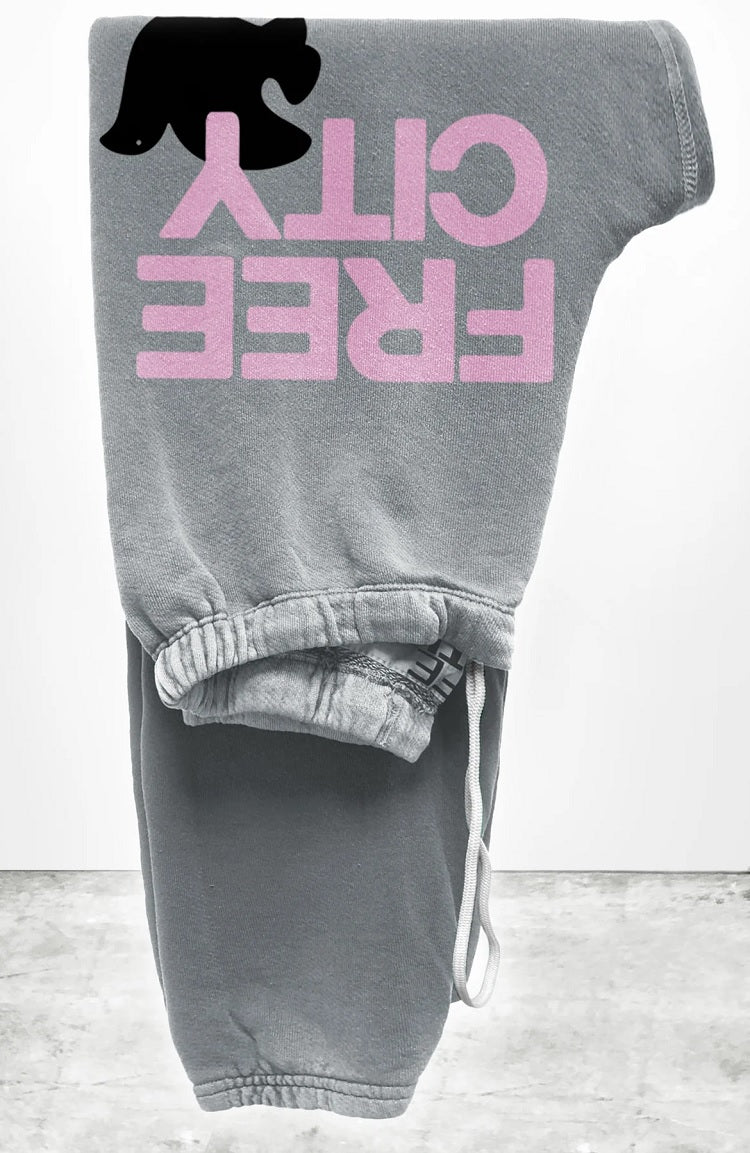 Womens Free City Large Sweatpant B