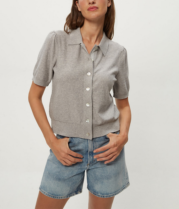 Womens Sparrow Button Up Collared Top