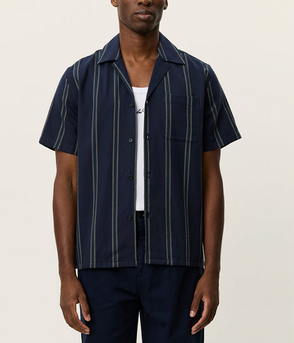 Mens Lawson Stripe SS Shirt