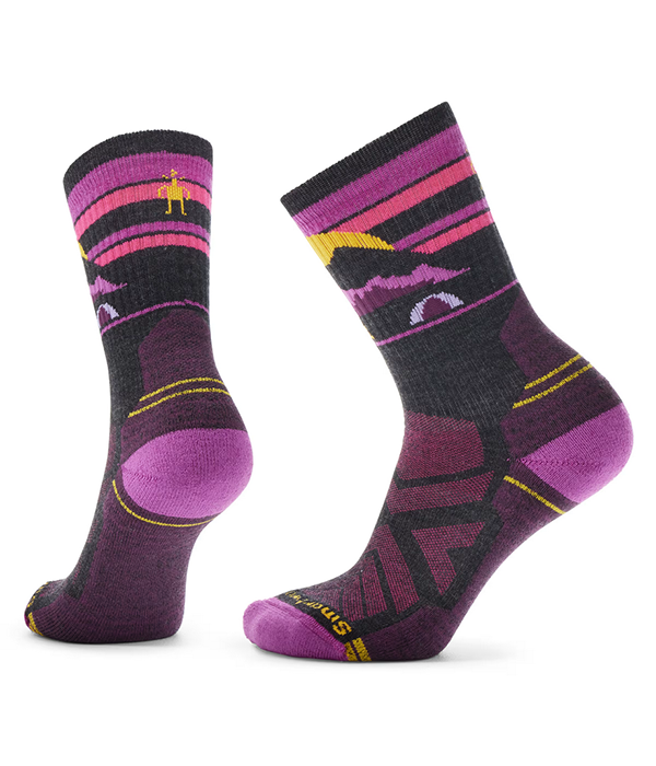 Womens Hike Light Cushion Mountain Moon Crew Socks
