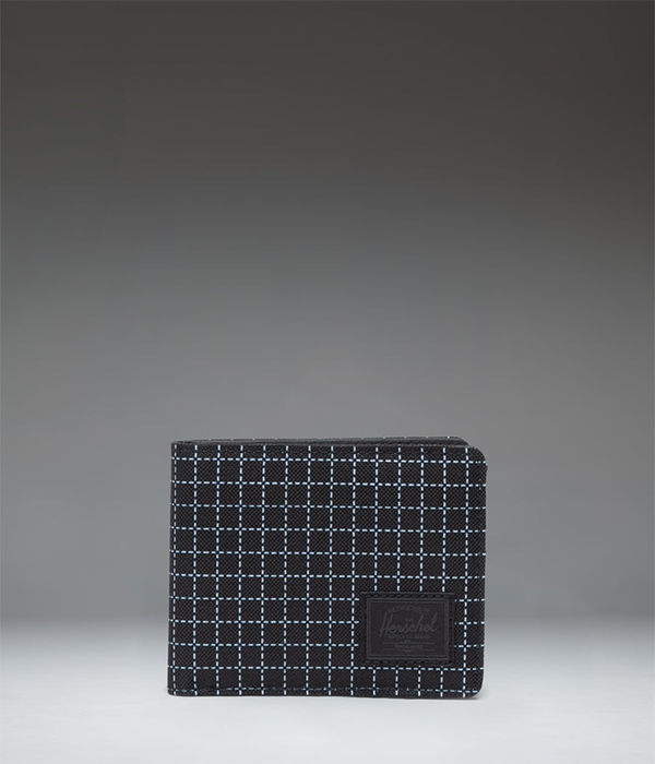 Roy Wallet in Grid Black/Black