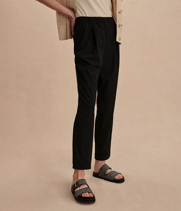 Womens Alana Slim Tapered Cuff Pant 27