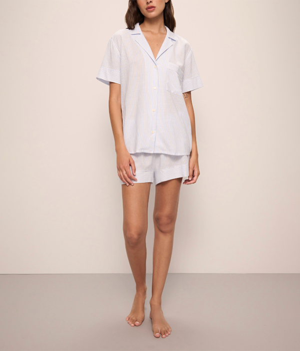 Womens Nautico Shortie PJ Set