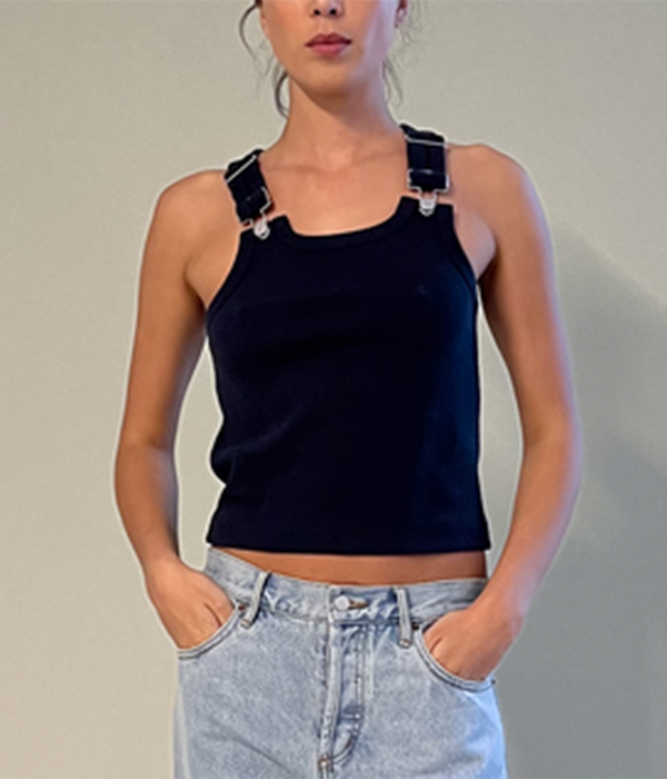 Womens Mississippi Tank in Navy