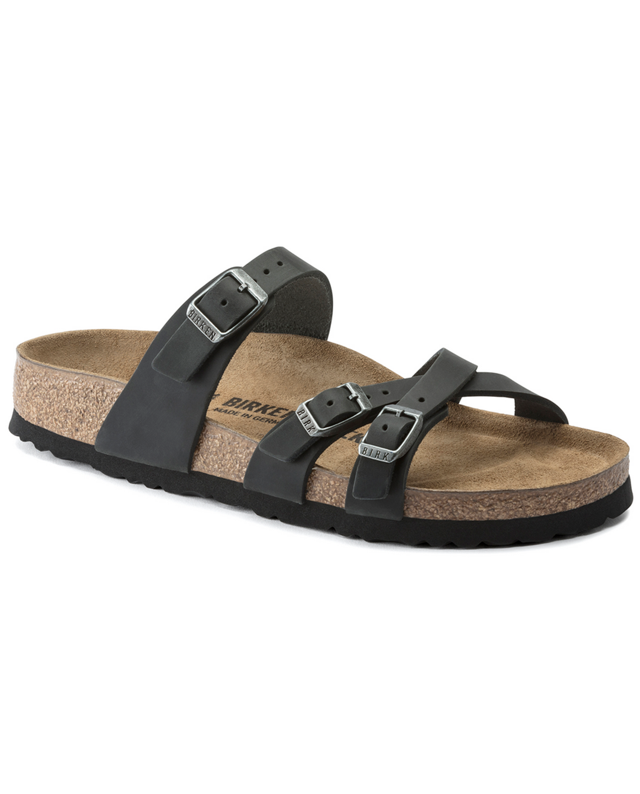 Regular	Franca Black Oiled Leather