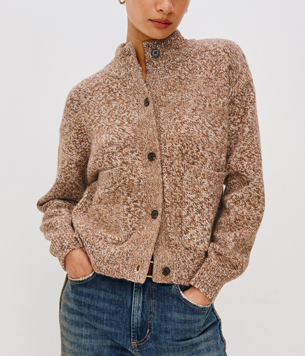 Womens Olvera Top in Umber Marl