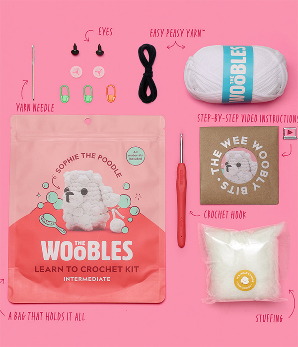 Sophie The Poodle Crochet Kit