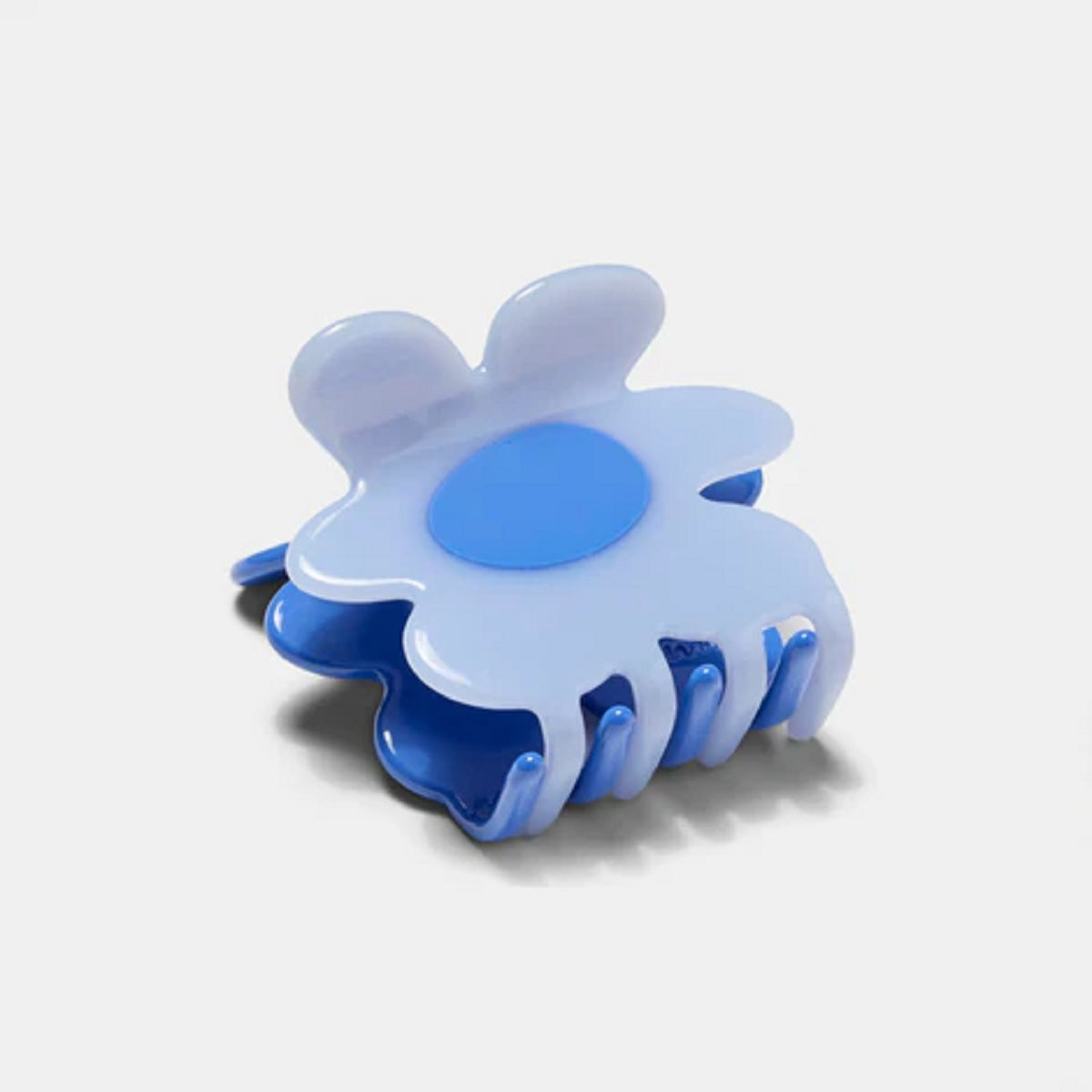 Womens Flower Claw in Periwinkle + Blue