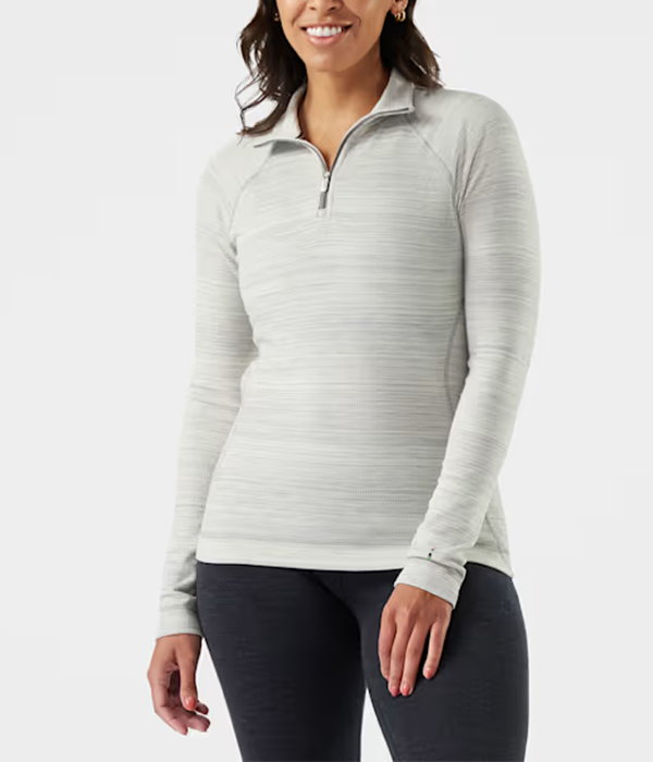 Womens Classic Thermal Merino Base Layer 1/4 Zip