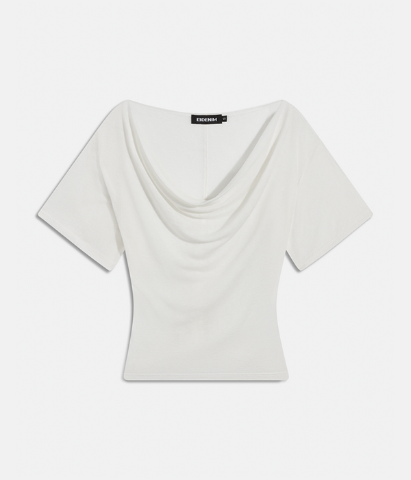 Womens Madeo Cowl Neck Tee