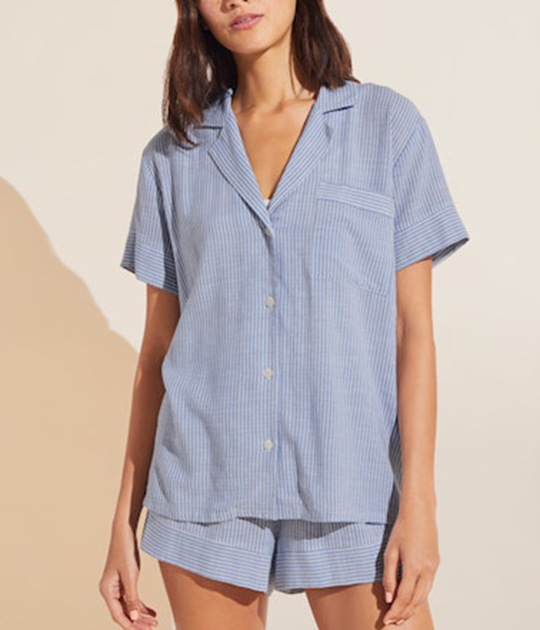 Womens Nautico Shortie PJ Set