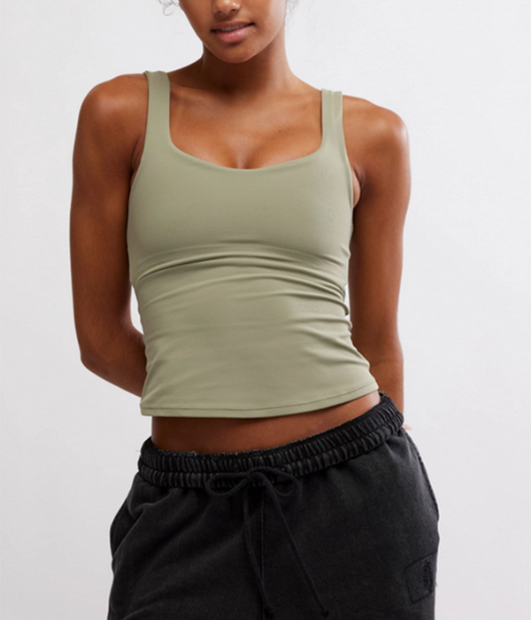 Womens Never Better Long Tank