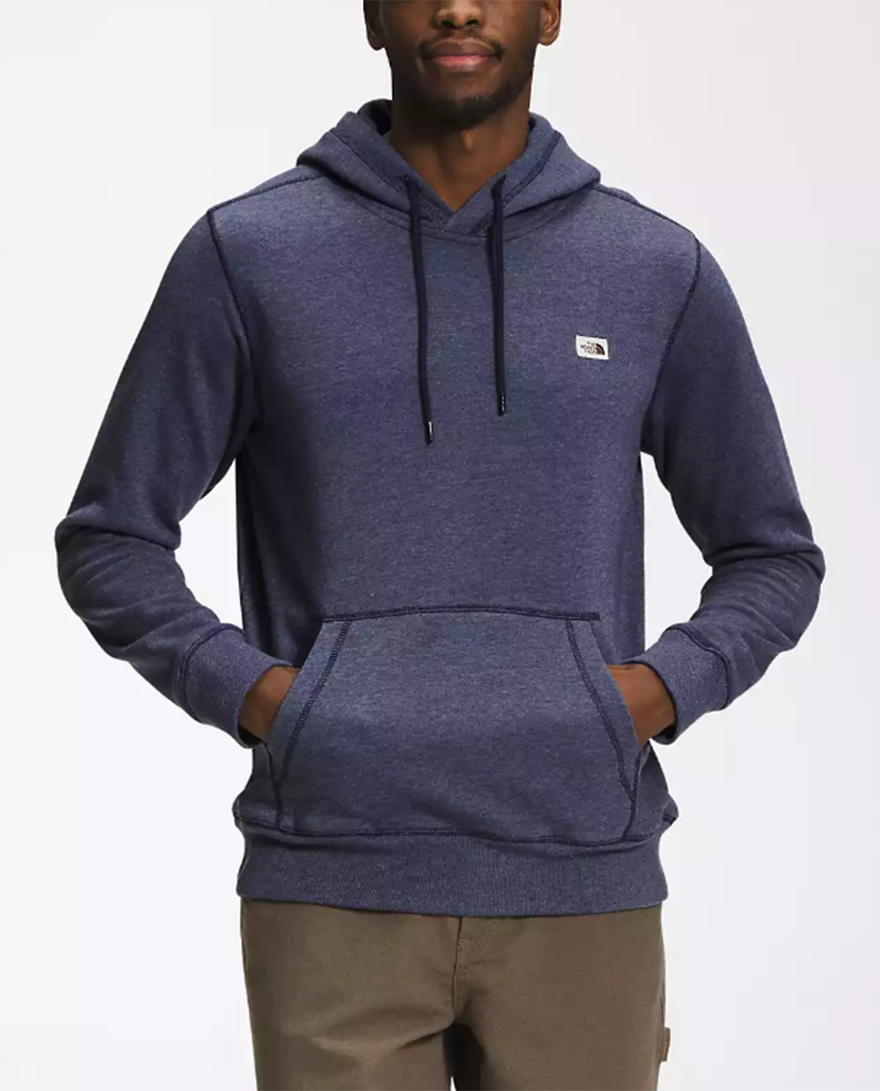 Mens Heritage Patch Pullover Hoodie