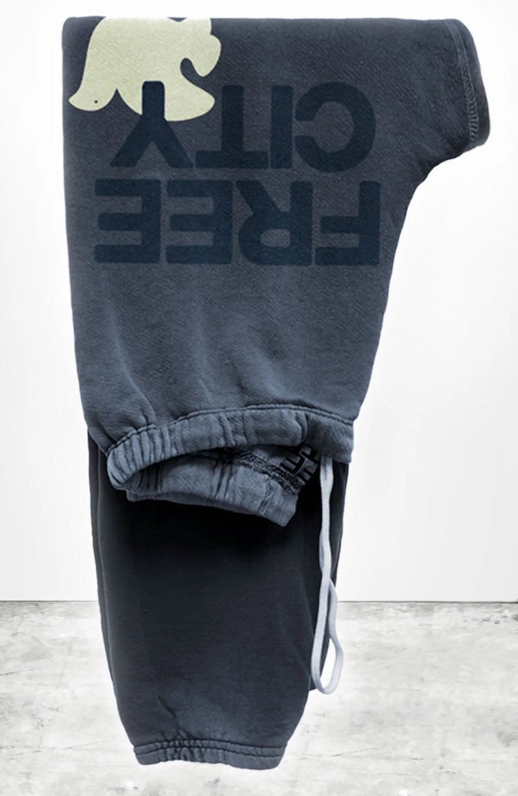 Womens Free City Large Sweatpant B