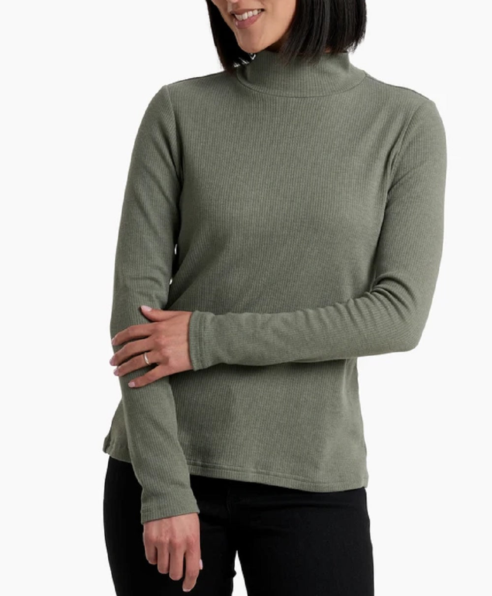 Womens Verona Rib LS