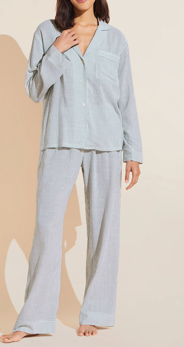 Womens Nautico Long PJ Set