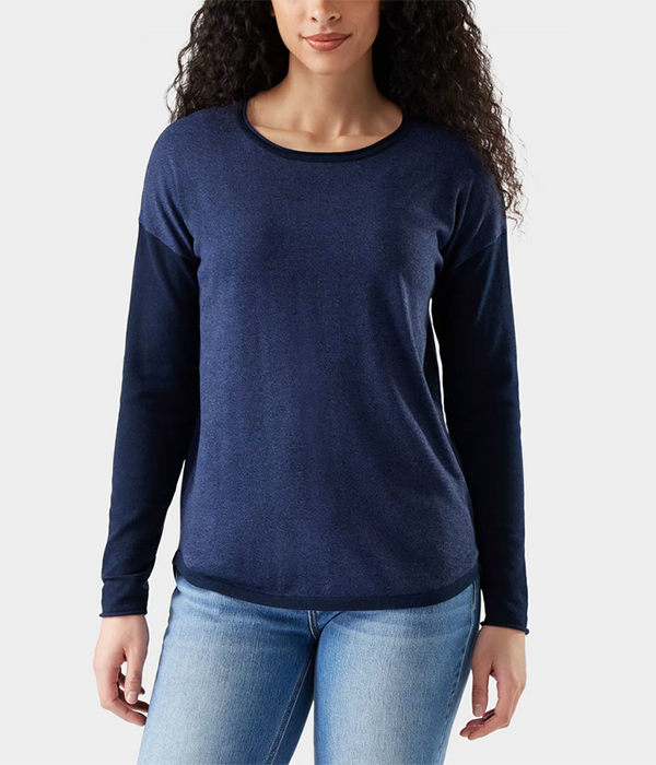 Womens Shadow Pine Colorblock Sweater