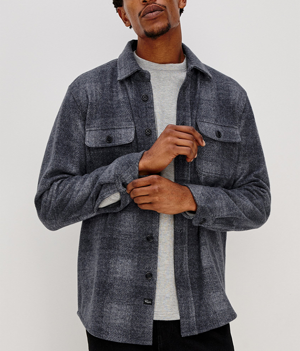 Mens Alder Buttondown in Dusk Eclipse