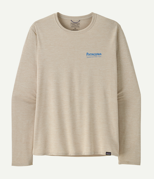 Mens L/S Cap Cool Daily Graphic Shirt - Waters