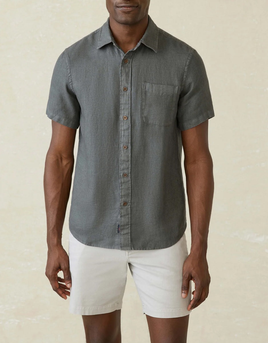 Mens SS Palma Linen Shirt