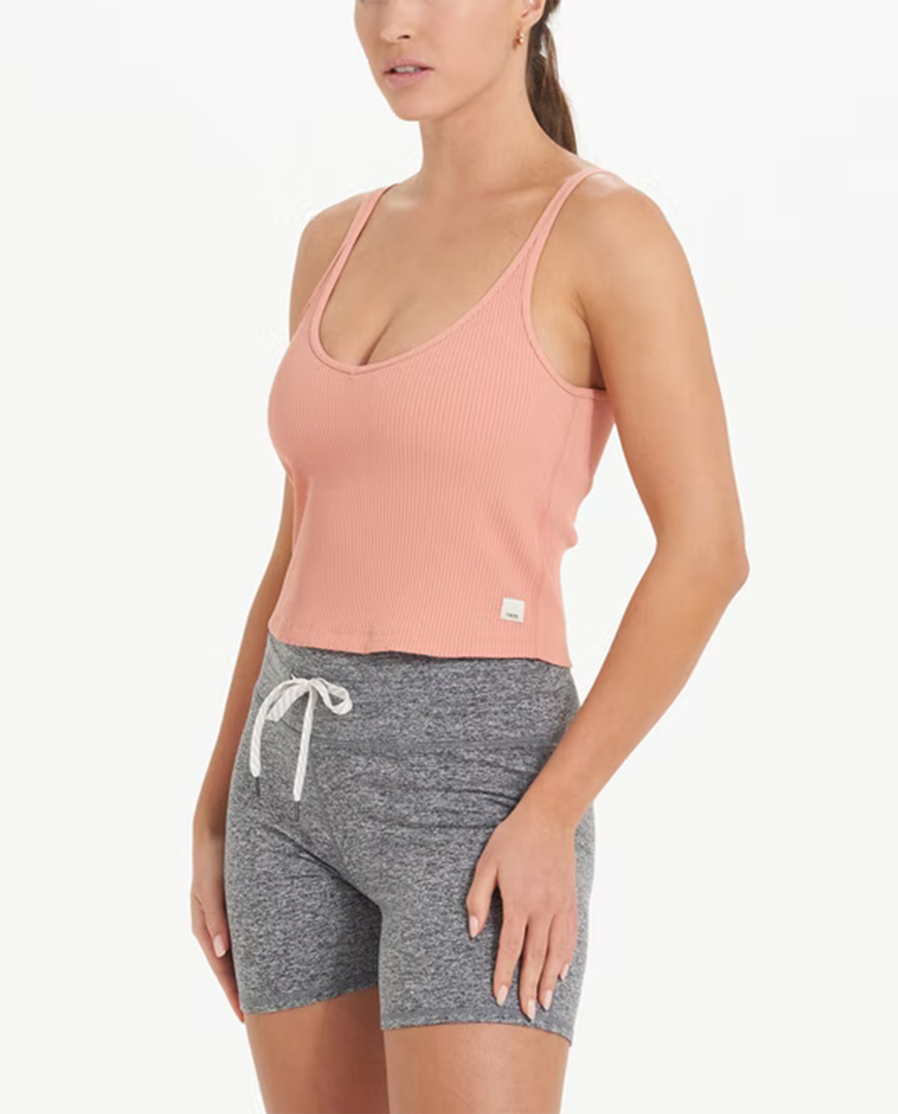 VUORI Womens Rib Crop Tank