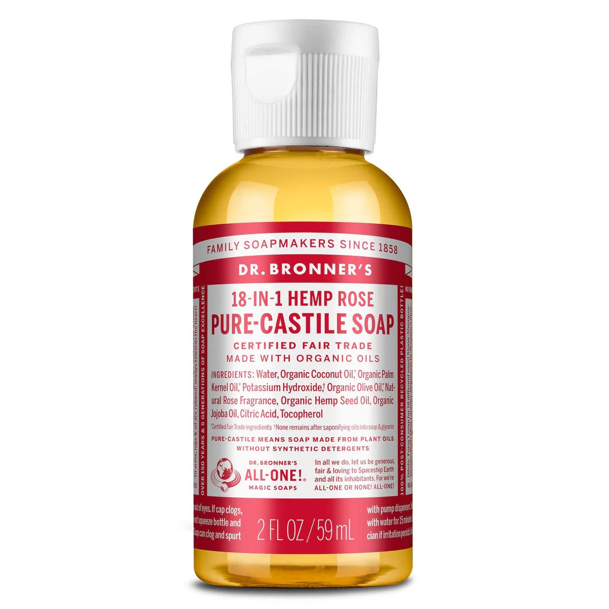 Dr. Bronners Rose 2oz