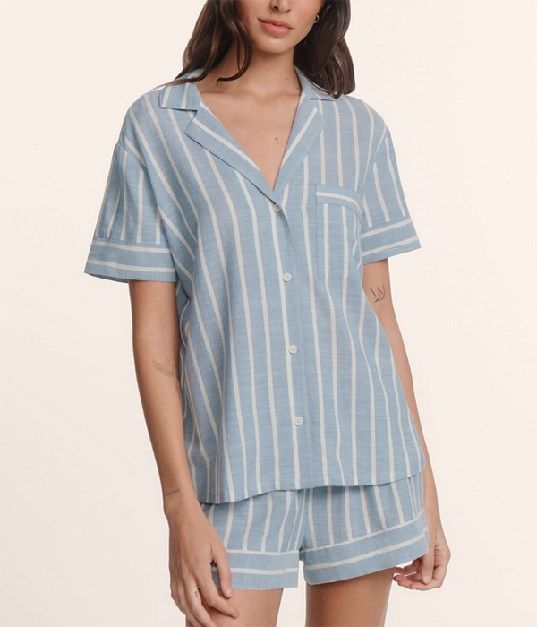 Womens Nautico Shortie PJ Set