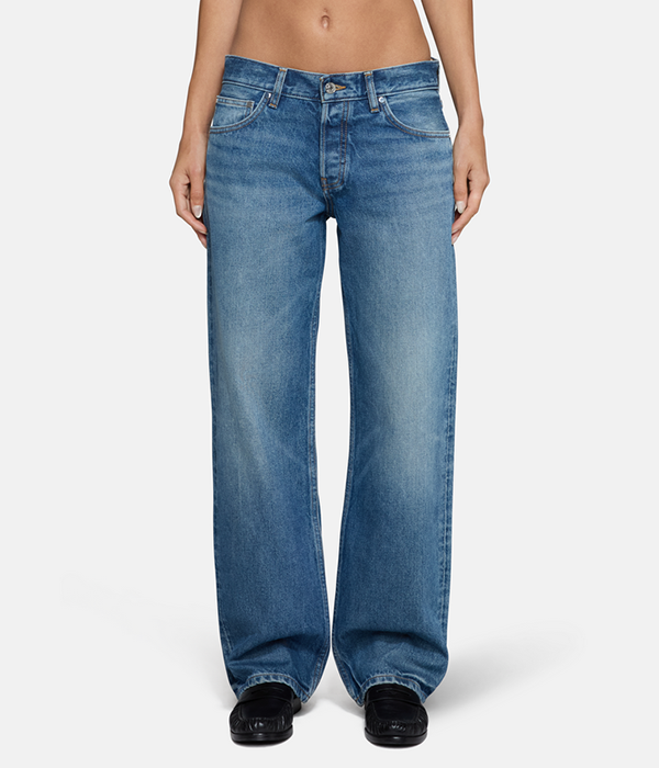Womens EB Denim Low Rise Baggy