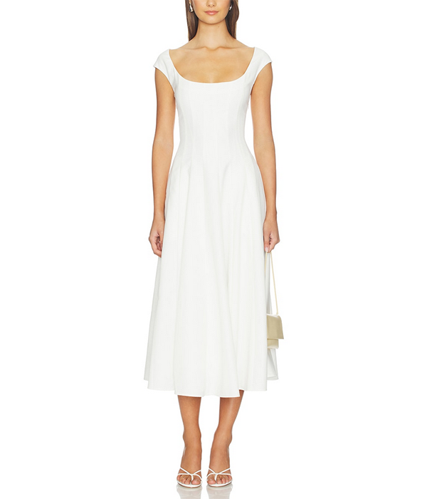 Womens Leila Twill Dress